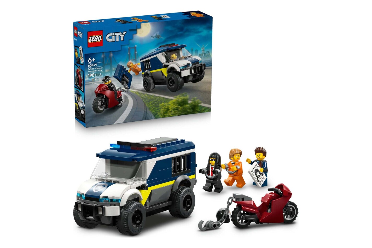 LEGO® - 60479 Le fourgon pénitentiaire, Multicolor