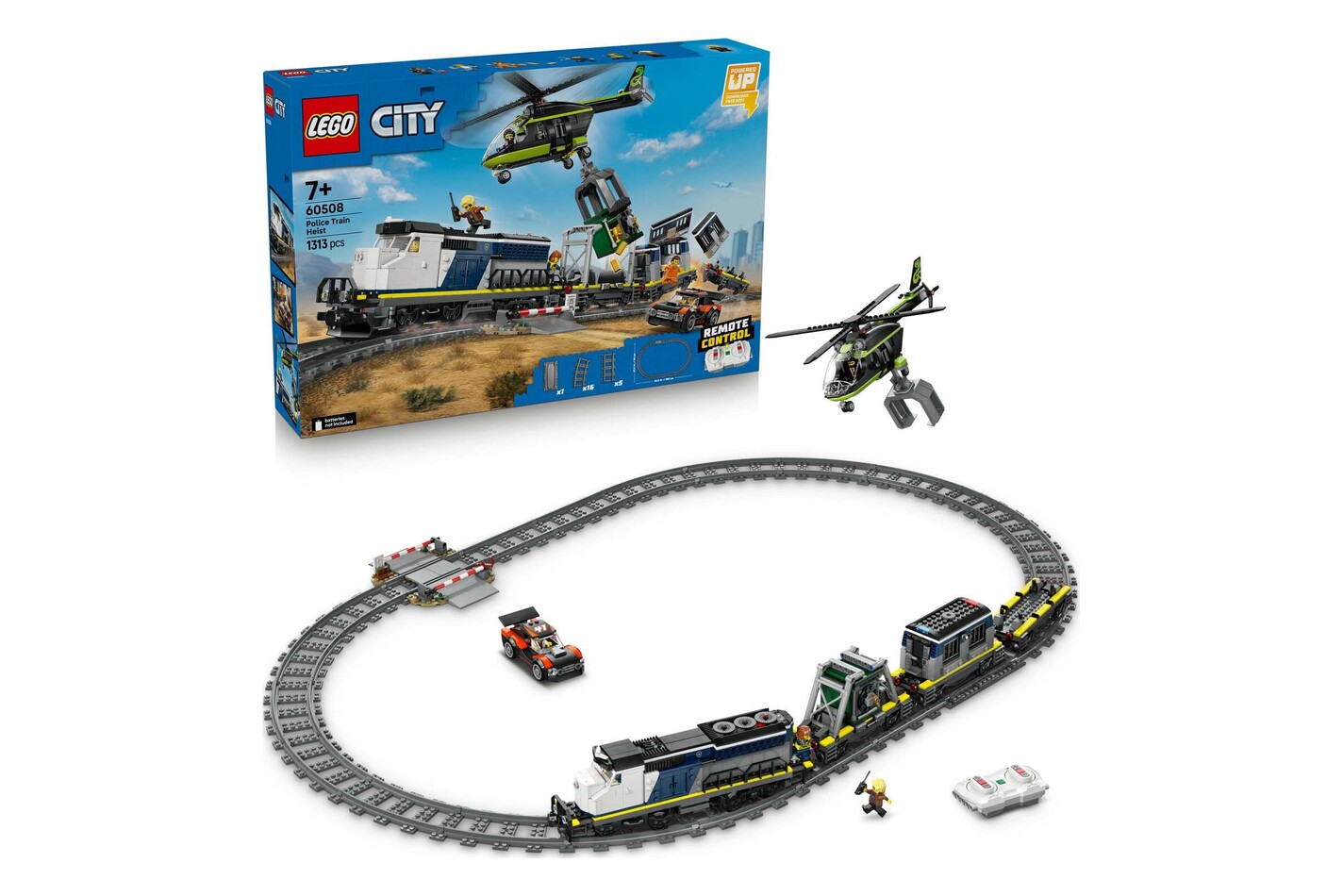 LEGO® - 60508 Le braquage du train de police, Multicolor