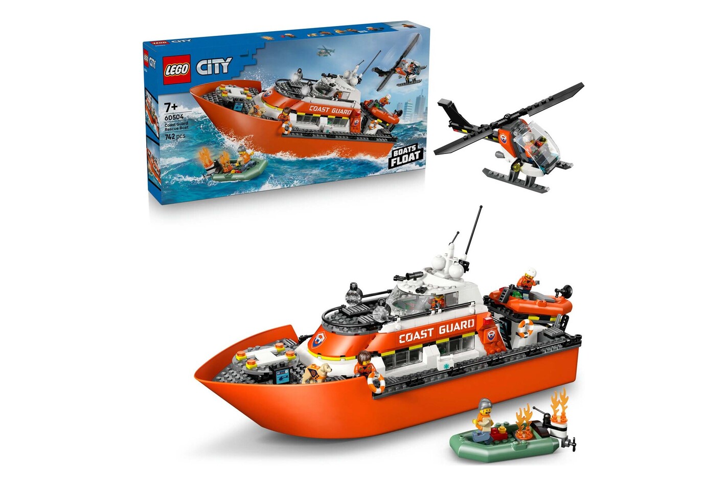 LEGO® - 60504 Bateau des garde-côtes, Multicolor
