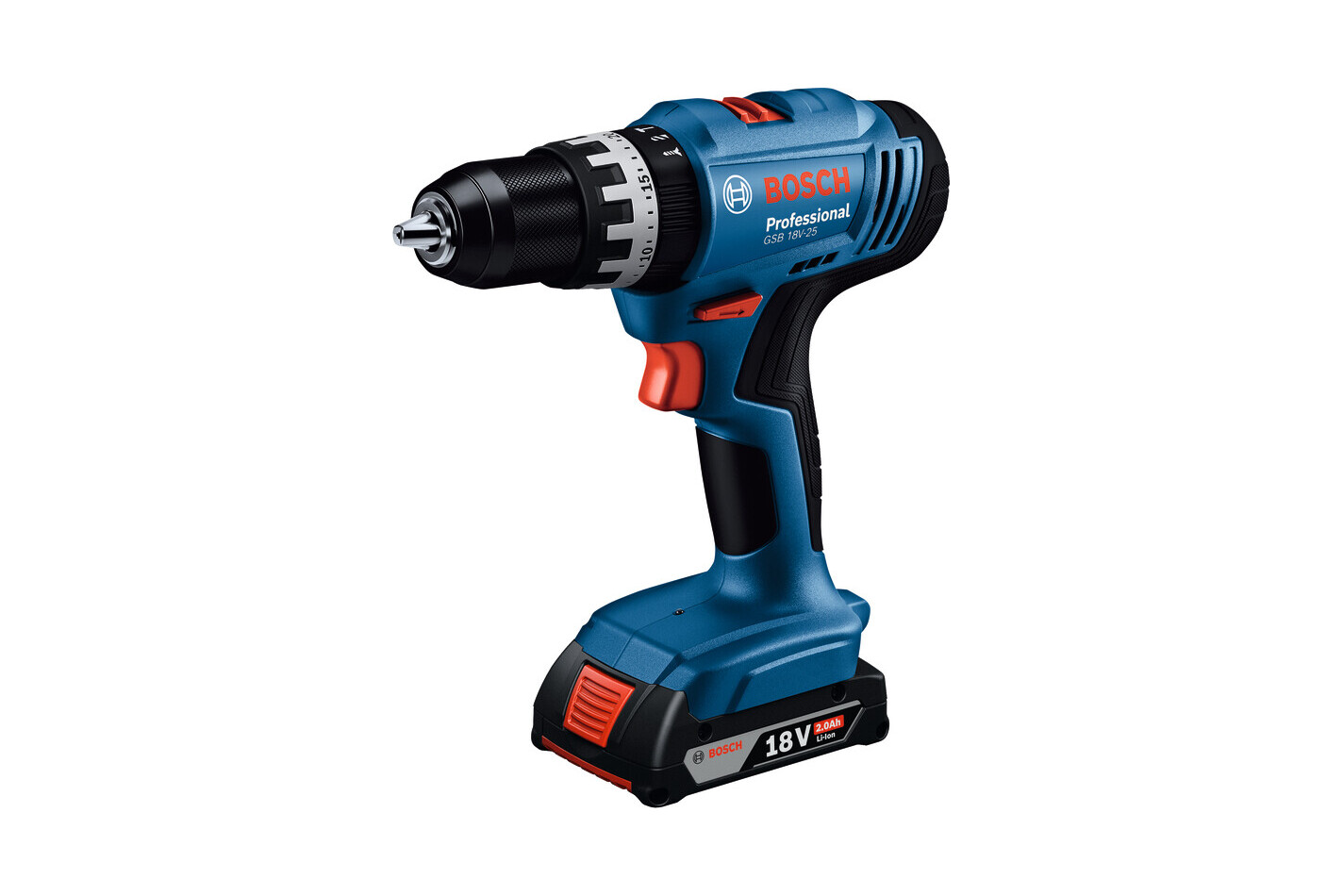Bosch Perceuse à percussion sans fil GSB 18V-25 Professional | 18 V | 2.0 Ah