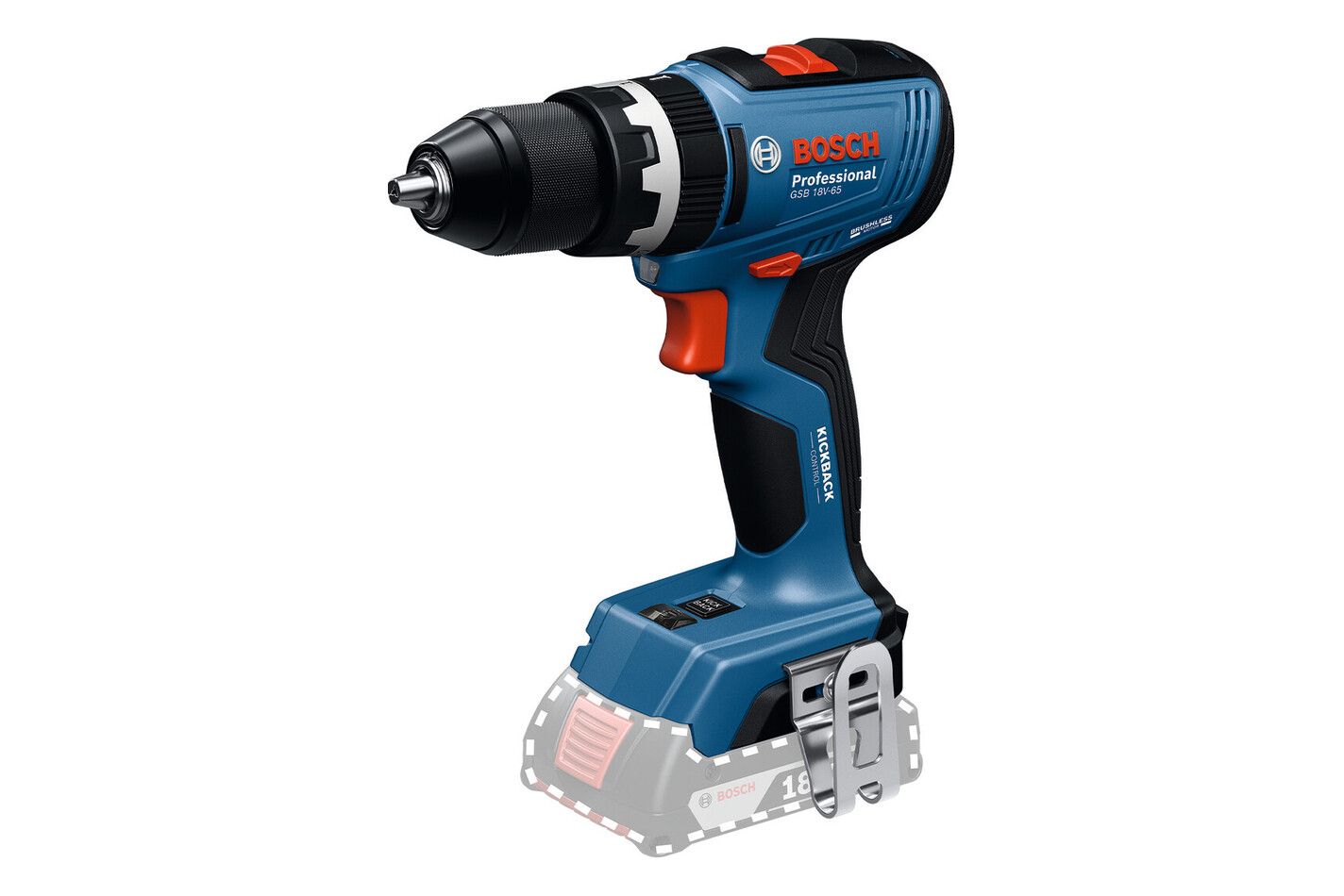 Bosch Perceuses-visseuses à percussion sans-fil Professional GSB 18V-65 | 18V | Solo