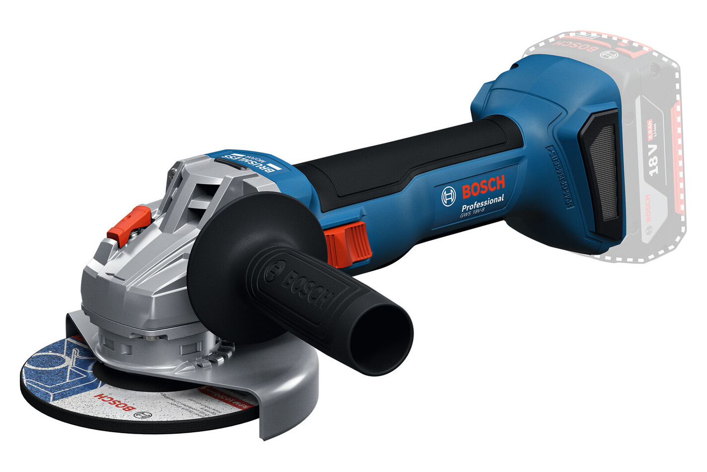 Bosch Meuleuse angulaire sans fil Professional GWS 18V-8 | Solo