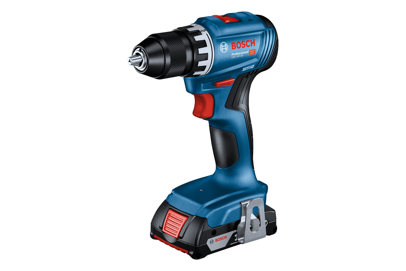 Bosch Professional Perceuse-visseuse sans fil GSR 18V-45 Set.