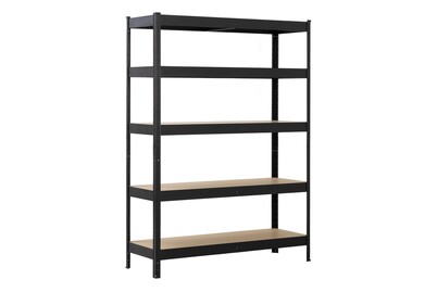 Schulte Regalwelt Scaffale per carichi pesanti L con sistema a incastro | 130x45x180 cm | 5 ripiani