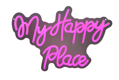Neon Light My Happy Place