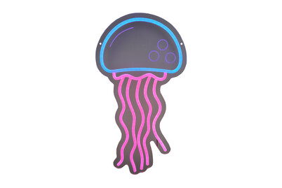 Neon Light Qualle
