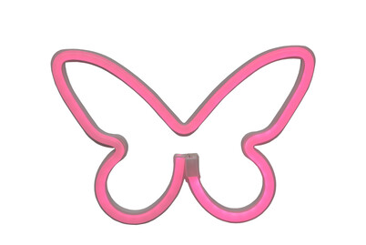 Neon Light Schmetterling