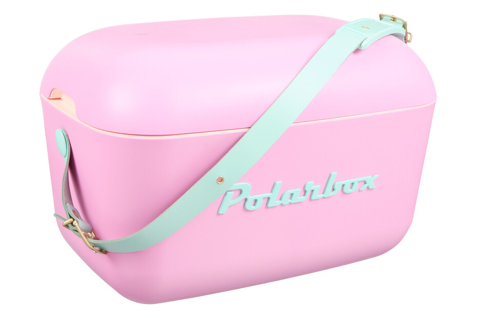 Glacière Polarbox 12L Rose Pastel – Style Rétro Vintage, Parfaite Pour Pique-Nique, Plage Et Apéros !