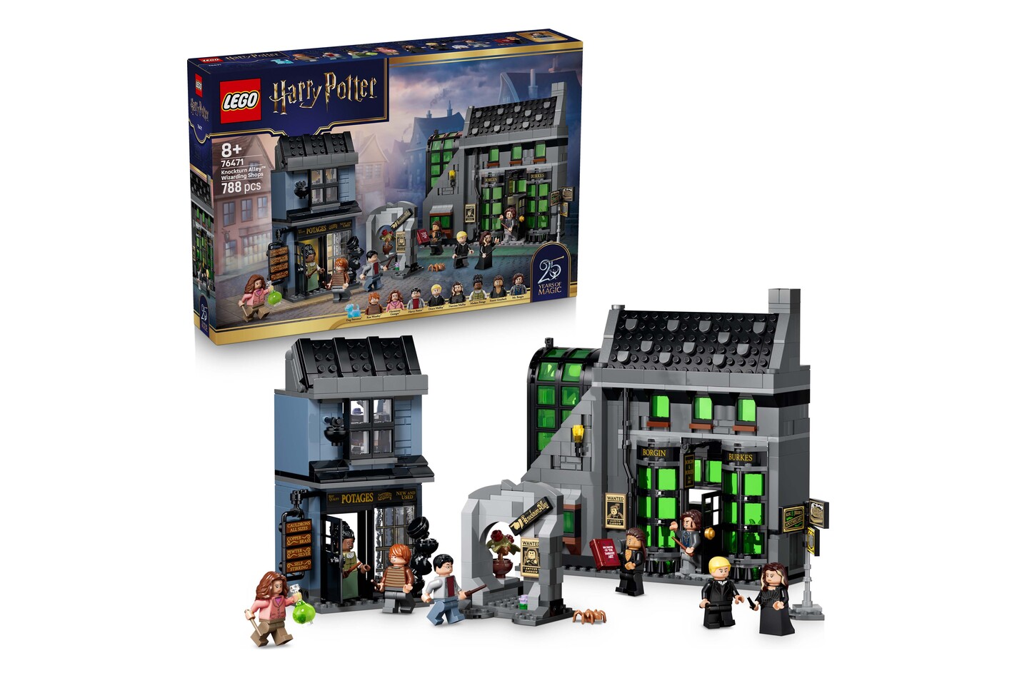 LEGO® - 76471 Les boutiques magiques de l’Allée des Embrumes, Multicolor