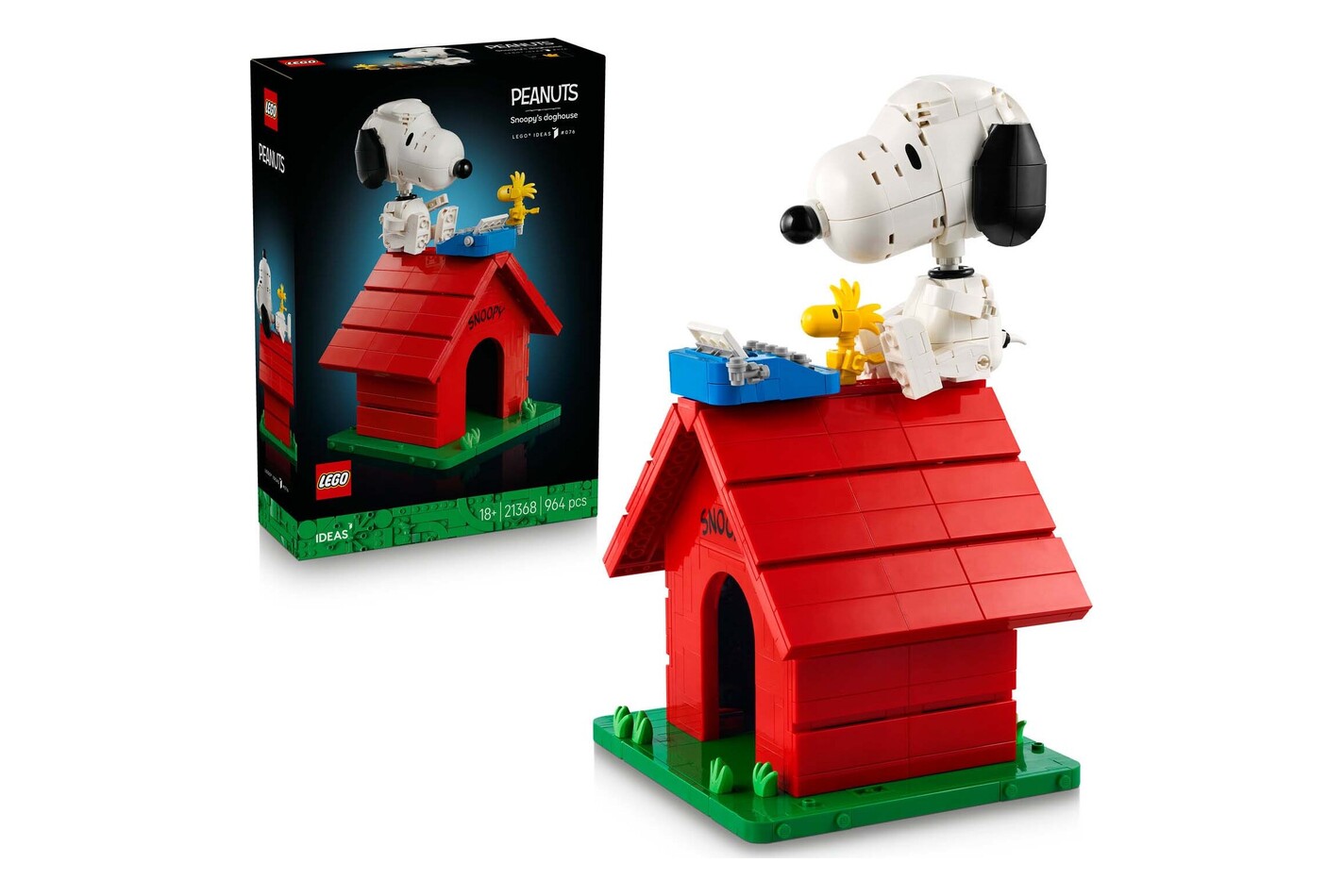 LEGO® - 21368 Peanuts : la niche de Snoopy, Multicolor