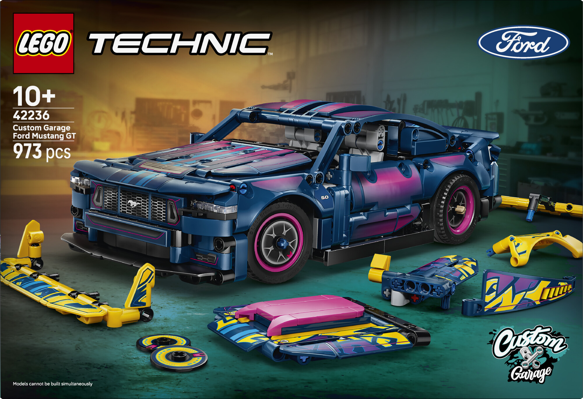 LEGO® - 42236 Voiture Ford Mustang GT à personnaliser, Multicolor