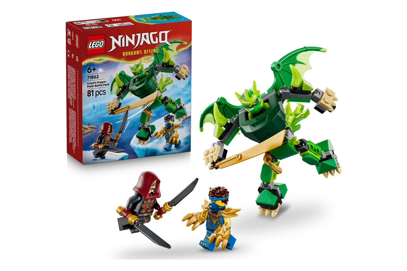 LEGO® - 71862 Pack de combat : le robot dragon de Lloyd, Multicolor