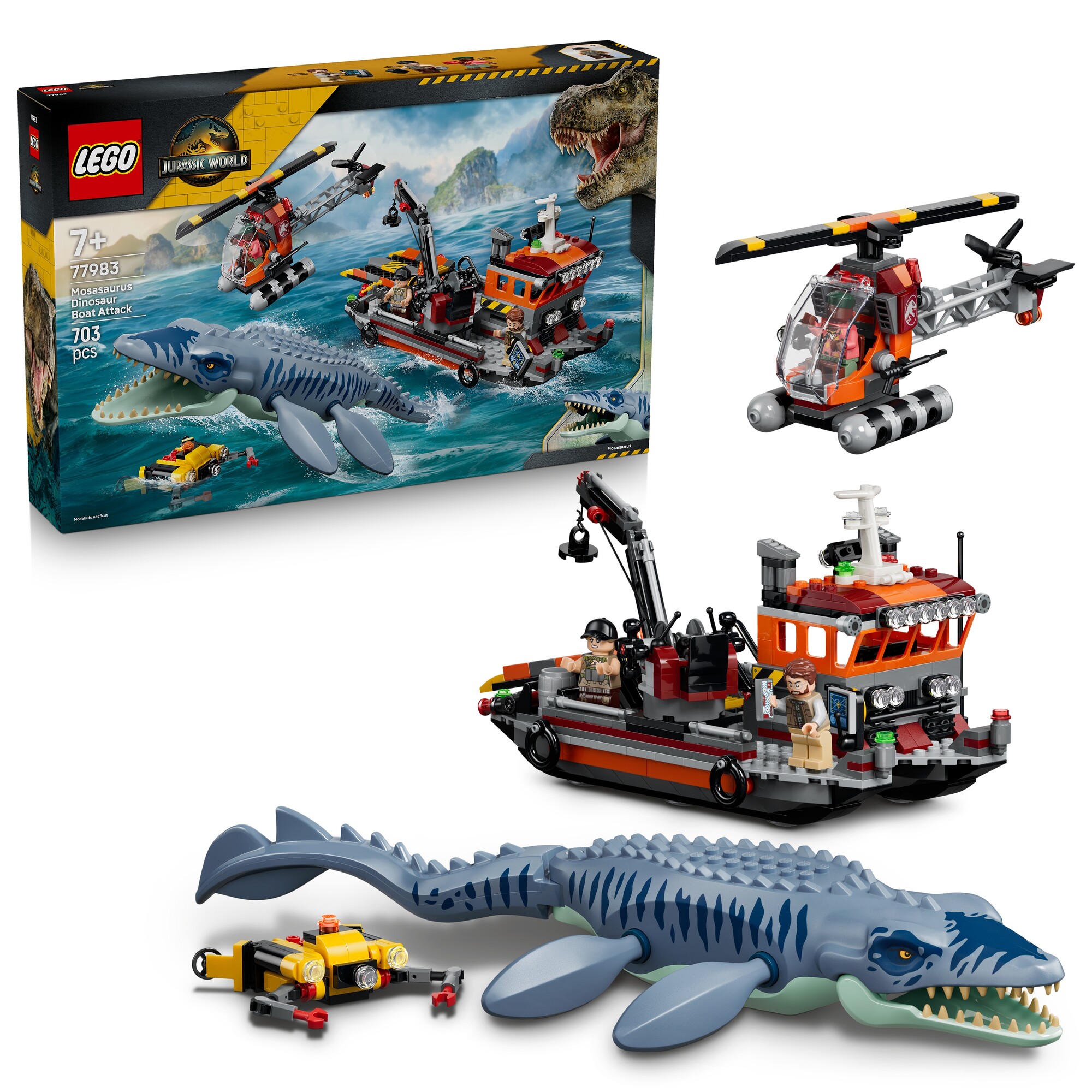 LEGO® - 77983 L’attaque du bateau par le mosasaure, Multicolor