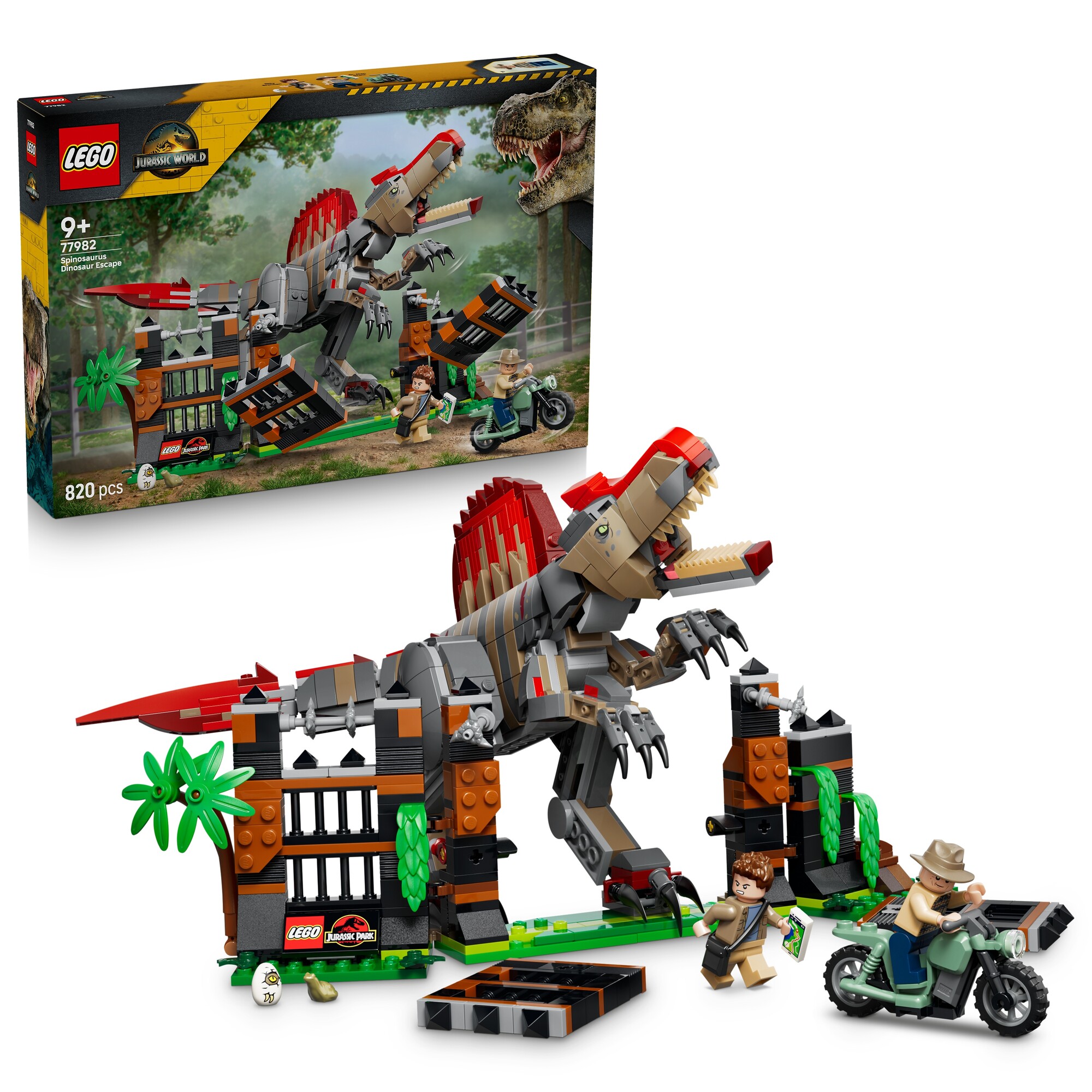 LEGO® - 77982 L’évasion du spinosaure, Multicolor