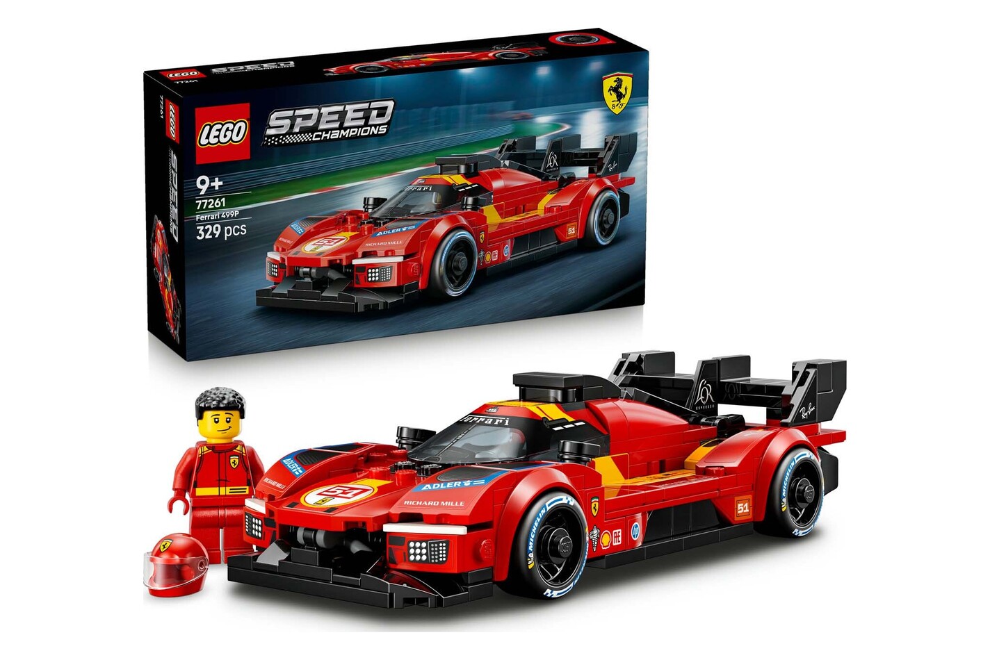LEGO® - 77261 Ferrari 499P, Multicolor