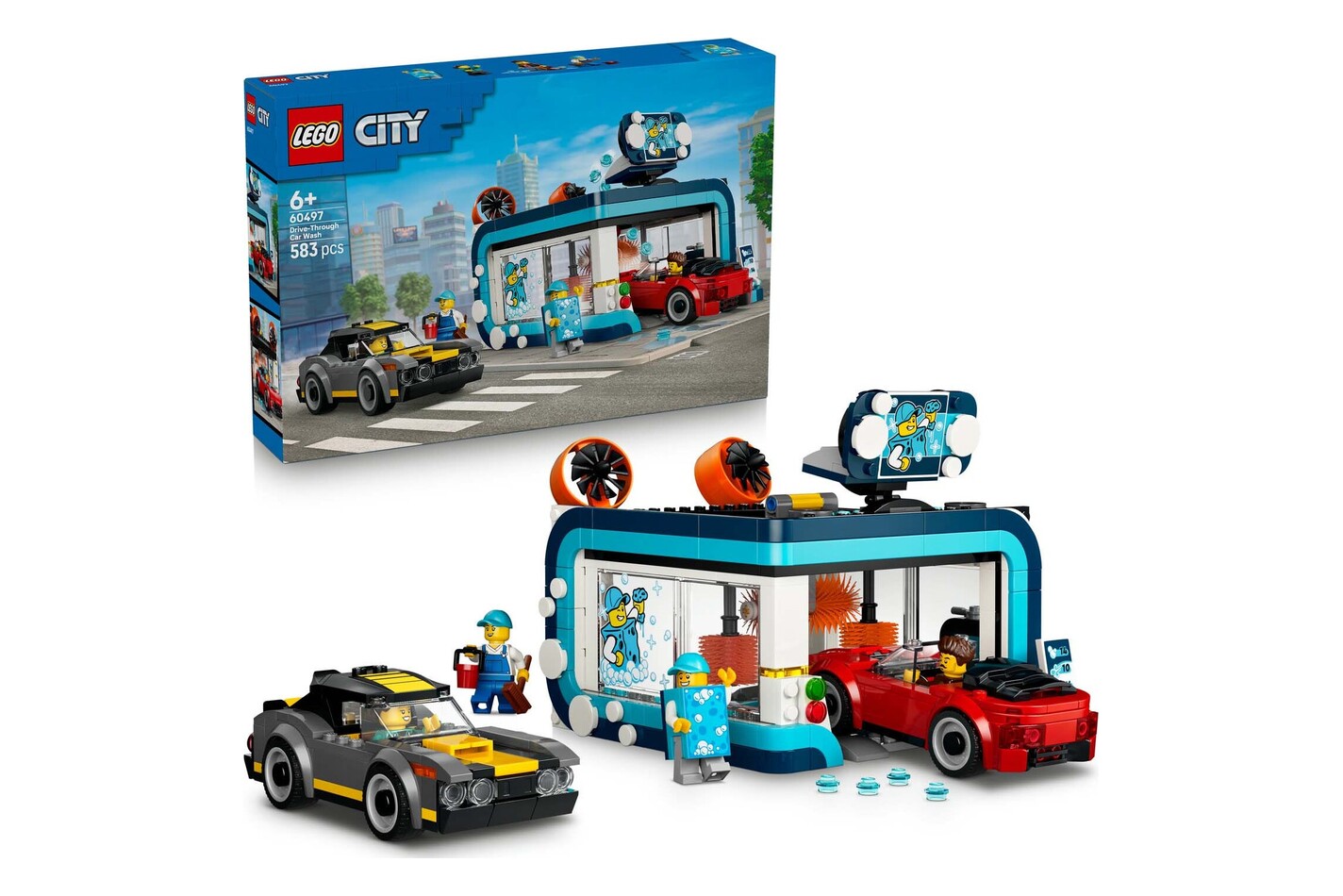 LEGO® - 60497 La station de lavage automatique, Multicolor