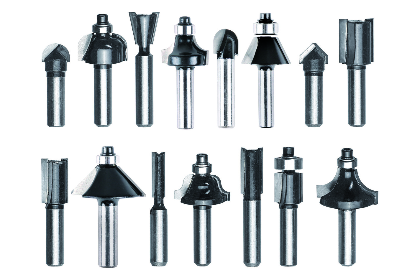 KWB by Einhell Oberfräsen-Zubehör Router bit set 8 mm 15 pcs.