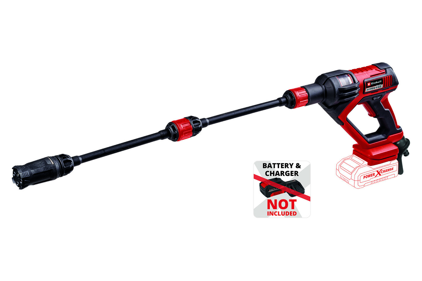 Einhell Pistolet nettoyeur haute pression sans fil Hypresso 18/24-1