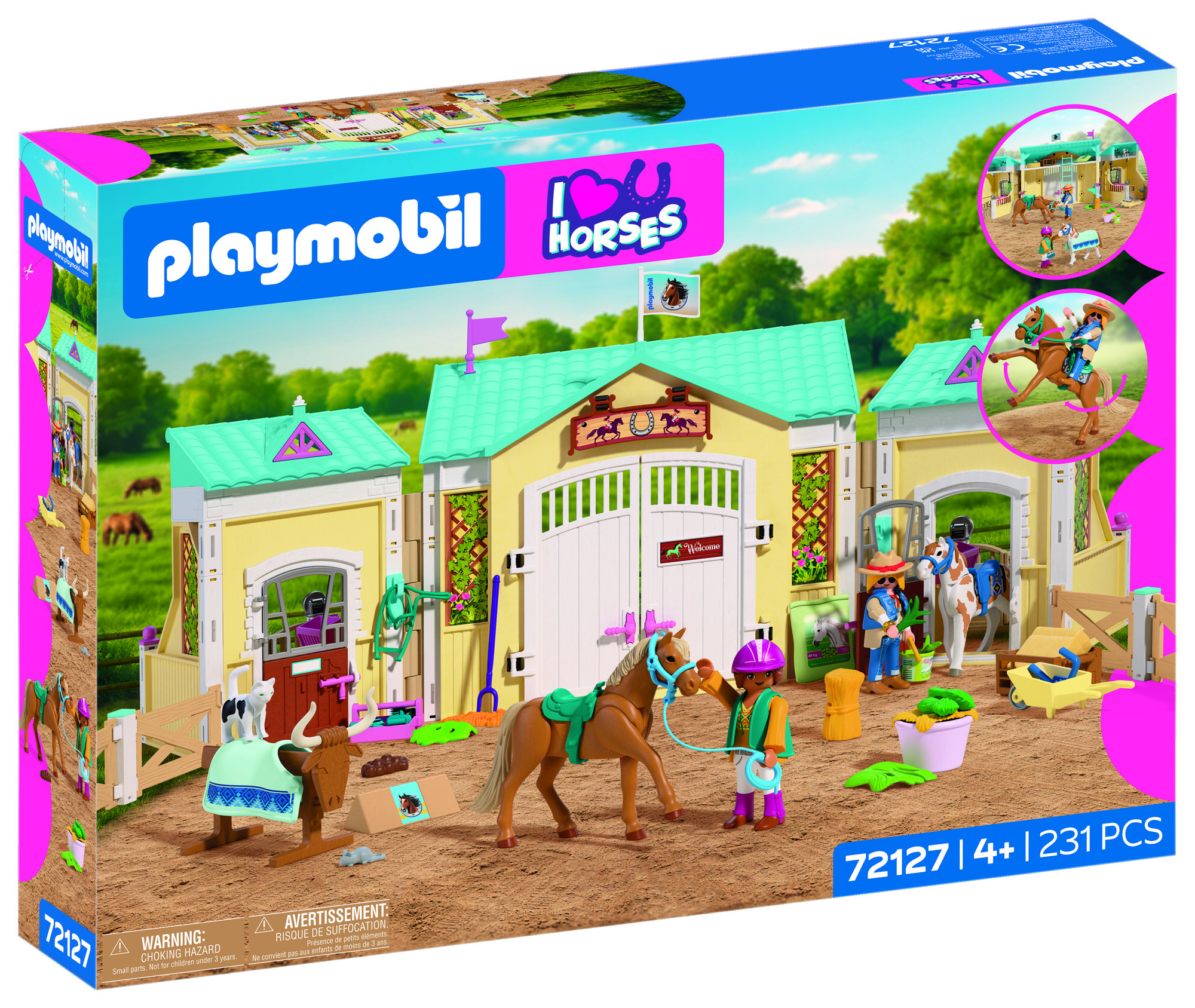 Playmobil - 72127 Grand centre équestre, Multicolor