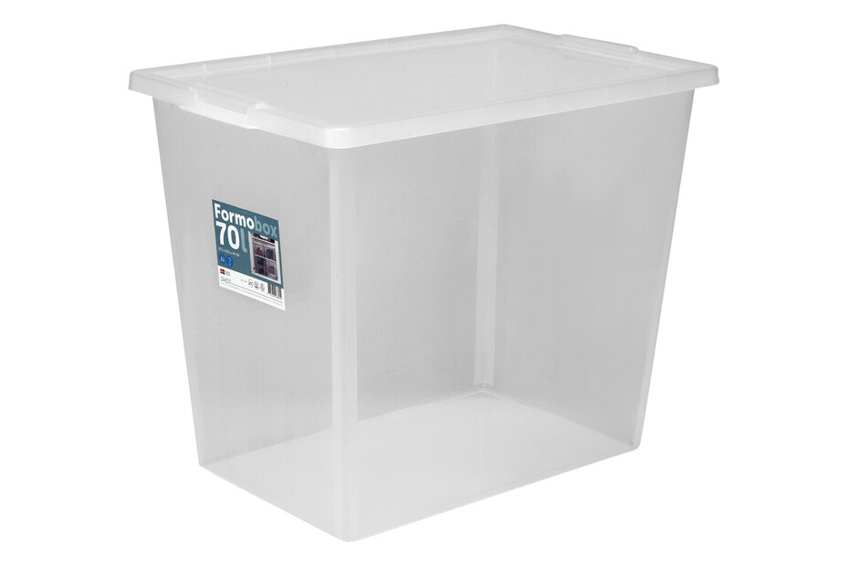 Plast1 Aufbewahrungsbox 70 L transparent kaufen bei JUMBO